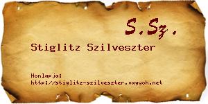 Stiglitz Szilveszter névjegykártya